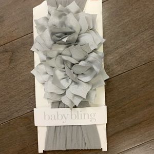 Baby blings grey headband